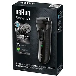 Електробритва Braun 3020 Series 3 Black (6236582) - мініатюра 3