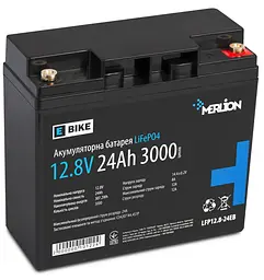 Акумуляторна батарея для ДБЖ Merlion LiFePO4 12.8 V / 24 А*ч (LFP12.8-EB)