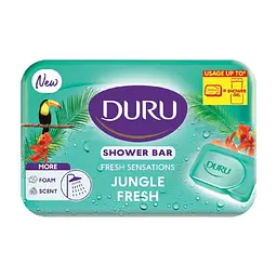 Твердое мыло Duru Fresh Sensations Jungle Soap Свежесть Джунглей 150 г (8690506541392)