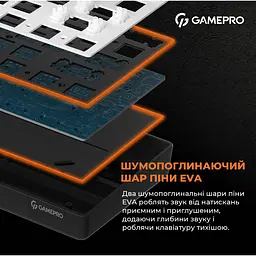 Клавіатура GamePro Red з Hot-Swap RGB Black дротова механічна (MK130R) - мініатюра 10