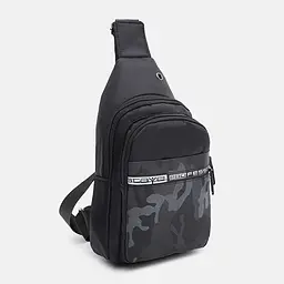 Чоловічий рюкзак через плече Monsen C17036bl-black - мініатюра 2