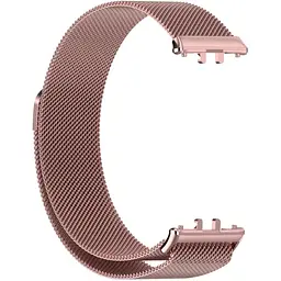 Ремінець DK для Samsung Galaxy Fit3 (R390) Metal Milanese Loop Magnetic (pink rose) - мініатюра 2