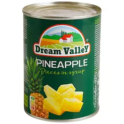Ананас шматочками в сиропі Dream Valley 540 г - мініатюра 2
