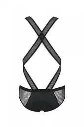 Боді на бретельках Passion 045 BODY VICTOR XXL/XXXL чорний - мініатюра 5