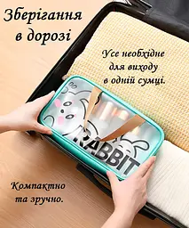 Органайзер-сумка для спорту та подорожей LoveYouHome Кролик 27х10х15 см (59058) - мініатюра 6