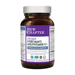 Вітаміни та мінерали New Chapter Every Man's One Daily 55+ Multivitamin, 24 таблетки