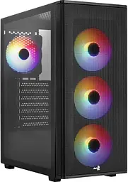 Корпус Aerocool Designer-G-BK-v2 Black без БП (ACCM-ES05143.11) - мініатюра 1