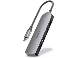 Мультипортовий адаптер REAL-EL CQ-415 Space Grey (EL123110001)