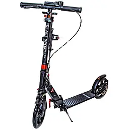Самокат Scale Sports 88х11х76-88 см Чорний 000231493