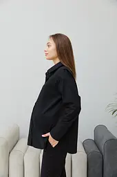 Сорочка для вагітних та годуючих Geneva Lullababe розмір XXL-3XL (50-52) Чорний - мініатюра 3