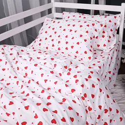 Постільна білизна MirSon 015 Love Фланель 220x240 King Size (2200009652622) - мініатюра 2
