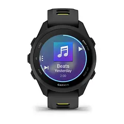 Смарт-годинник Garmin Forerunner 170 Music з чорно-жовтим силіконовим ремінцем - мініатюра 2