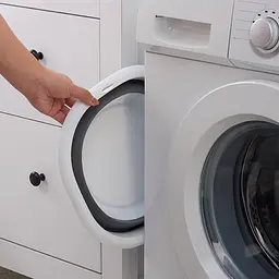 Миска складана MBM My Home KP-76 М 5 л біло-сіра (KP-76 M WHITE/GRAY) - мініатюра 3
