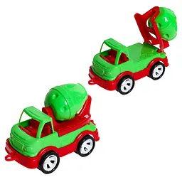 Дитячий бетонозмішувач "Mini Matik" 002/3BMS(Green) обертовий барабан, 13,5 см