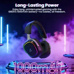 Навушники ATTACK SHARK G800, об'ємний звук 7.1, Bluetooth/2.4G для ПК, PS5, PS4, Xbox black - мініатюра 6