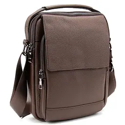 Месенджер шкіряний з ручкою Tiding Bag A25F-FL-9747C