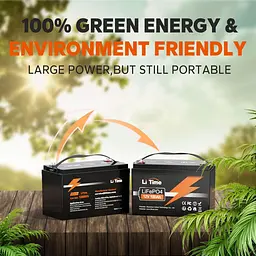 Акумулятор Li Time LiFePO4 12V (12.8V/100Ah/1280Wh) (L12V100-BASIC-4-A100) - мініатюра 5