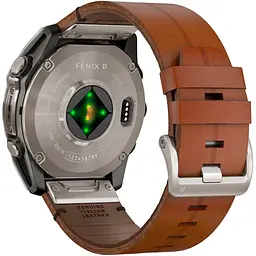 Смарт-годинник Garmin Fenix 8 AMOLED Sapphire 51mm Titanium with Chestnut Leather Band [010-02905-40] [115083] - мініатюра 6