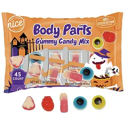 Желейні цукерки Amos Halloween Gummy Candy Body Parts 225 g