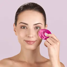 Масажер для очей GESKE Cool & Warm Eye Massager 7 в 1 бузковий - мініатюра 9