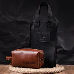 Чоловіча шкіряна косметичка GRANDE PELLE 15х8х7 см sum0020990 - мініатюра 8