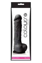 Фалоімітатор Colours Pleasures 5 Inch 17.7 см чорний - мініатюра 2