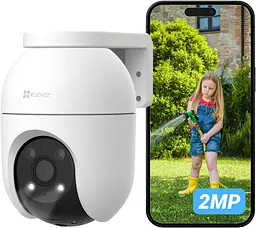 WiFi камера EZVIZ C8c 2MP, поворотна 360°, нічне бачення, трекінг, звук