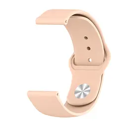 Ремінець BeWatch силіконовий для Xiaomi Amazfit BIP CBітло-рожевий (1010322) - мініатюра 2