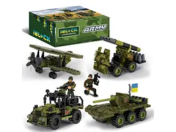 Конструктор Військова техніка, iBlock (PL-921-425), від 83 до 140 дет.,