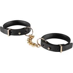 Наручники з екошкіри Bijoux Indiscrets Maze - Thin Handcuffs Black