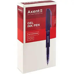 Набір гелевих ручок Axent Autographe синій 12 шт. (AG1007-02-A)