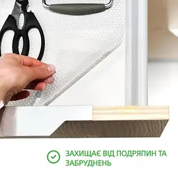 Антиковзний килимок для полиць і шухляд MBM HOME 120х50 см прозорий (DM-1200 T) - мініатюра 4