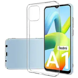 Чохол Silicone Case WS Xiaomi Redmi A1 / Redmi A2 Прозорий