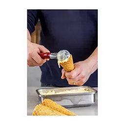 Ложка для морозива KitchenAid Coreline, 21,6 см, червона (KAG117OHERE) - мініатюра 6