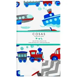 Комплект постільної білизни дитячий Cosas Transport 110 х 140 см (Transport_zigser_140) - мініатюра 2