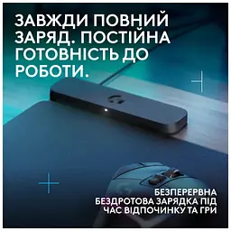 Килимок для мишки Logitech G PowerPlay 2 Charging System Mouse Pad (947-000003) - мініатюра 2