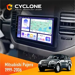 Штатна магнітола Mitsubishi Pajero 1999-2006 Cyclone C9-011 4x64, DSP Cyclone (НФ-00007076)