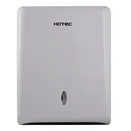 Диспенсер паперових рушників HOTEC 14.203 White для ванної кімнати та кухні з ABS матеріалу