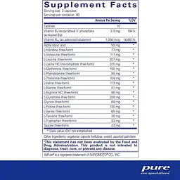 Комплекс амінокислот Pure Encapsulations Amino-NR 180 капс - мініатюра 2