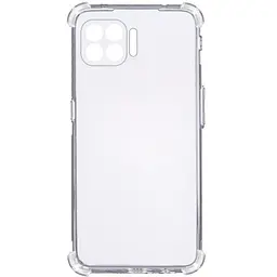 TPU чохол GETMAN Ease logo посилені кути Full Camera для Oppo Reno 4 Lite Безбарвний (прозорий) - мініатюра 3