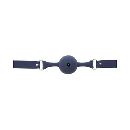 Кляп Taboom Silicone Supreme Ball Gag 4.3 см синій - мініатюра 2