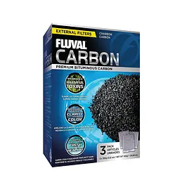 Наповнювач для фільтра Fluval «Carbon» активоване вугілля (3 × 100 г)