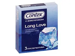 Презервативи CONTEX Long Love №3 3шт уп