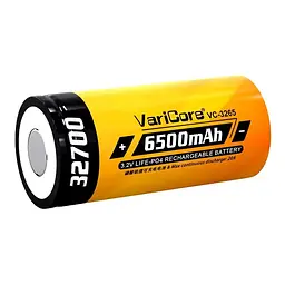Акумулятор VariCore 32700 LIFE-PO4 6500mAh 3.2V VC-3265 N 55A Жовтий (2910384317) - мініатюра 3