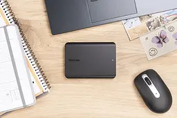 Зовнішній жорсткий диск 2.5" USB 2.0TB Toshiba Canvio Basics EXCL Black (HDTB520MK3AA) - мініатюра 3