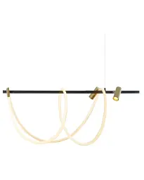 Люстра Zuma Line 2200277L Balbo Led 5x60+7.5W 3000K-6000K 5000Lm IP20 - мініатюра 2