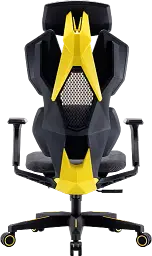 Геймерське крісло GT Racer сіре з жовтим (X-6002 Battle Gray/Yellow) - мініатюра 3