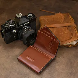 Чоловіче шкіряне портмоне GRANDE PELLE 10х10х1 см acs0018626 - мініатюра 10