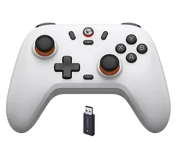 Геймпад Bluetooth джойстик GameSir T-4n Nova Lite Multiplatform Controller Bluetooth/2,4G/USB DualShock White - мініатюра 1