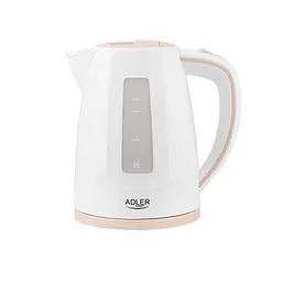 Електрочайник пластиковий Adler AD 1264 white 1,7 літр - мініатюра 2